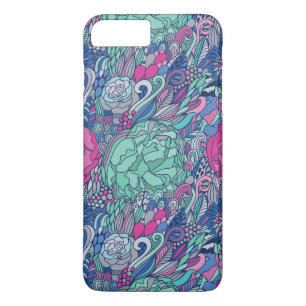 Colourful Floral Doodle Pattern Case-Mate iPhone Case