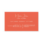 Colourful Floral Event Planner Business Card Desig
