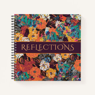 Colourful Floral Extravaganza Notebook