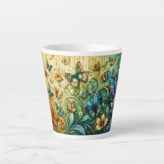 Colourful Floral Fantasy Art Mug | Whimsical Natur