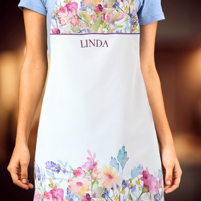 Colourful Floral Gift – Birthday for Mum Apron (Creator Uploaded)