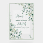 Colourful floral greenery Frosted Wedding Welcome