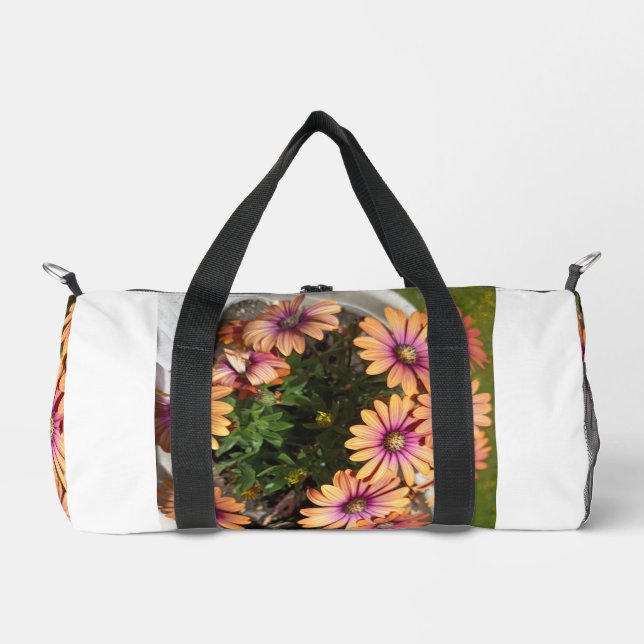 Colourful Floral Gym & Duffel Bag (Front)