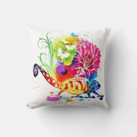 Colourful floral lizard