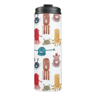 Colourful Floral Mandala: Vintage Hand-Drawn Thermal Tumbler