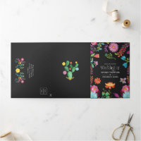 Colourful Floral Mexican Fiesta Wedding