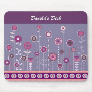 Colourful Floral Mousepad