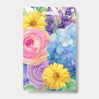 Colourful Floral Name Badge | ID Badge