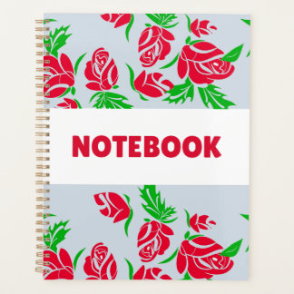 Colourful Floral Notebook – Minimalist Flower  Planner