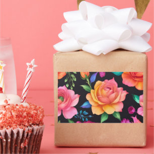 Colourful floral patern Sticker