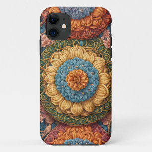Colourful floral pattern Case-Mate iPhone case