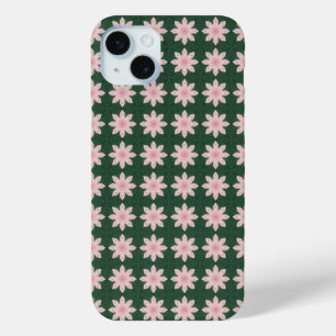 Colourful floral pattern iPhone 15 mini case