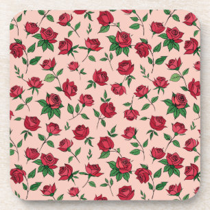 Colourful Floral Pattern Coaster