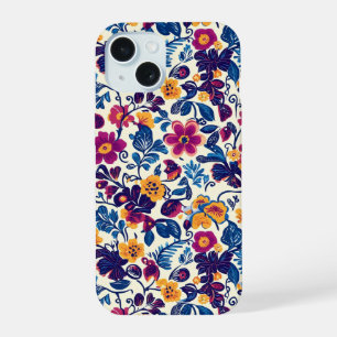 Colourful Floral Pattern iPhone 15 Case