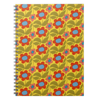 Colourful Floral Pattern Notebook