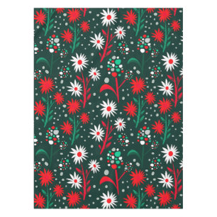 Colourful Floral Pattern Tablecloth