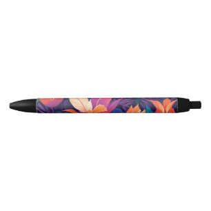 Colourful floral pen