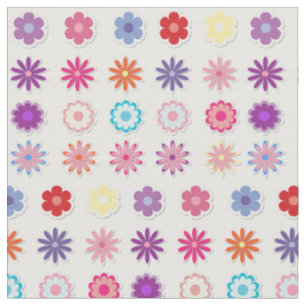 Colourful Floral Print Bath Decor Fabric