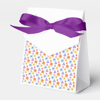 Colourful Floral Print Party Favour Bag,  Box