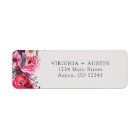 Colourful Floral Return Address Label