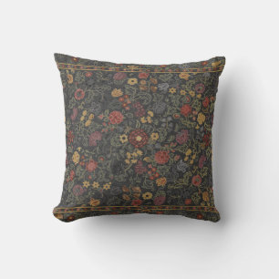 Colourful Floral Rug Pattern Cushion