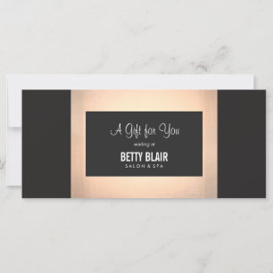 Colourful Floral Salon & Spa Gift Certificate