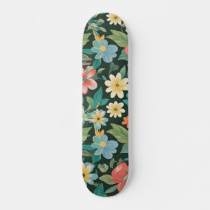 Colourful Floral/Spring  Skateboard