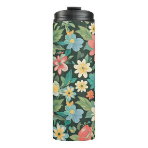 Colourful Floral/Spring  Thermal Tumbler