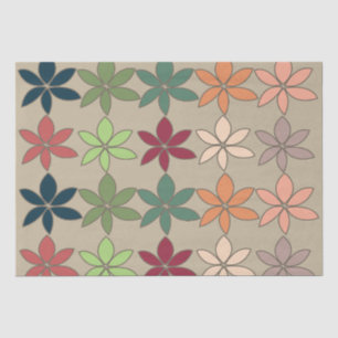 Colourful Floral Tissue Paper