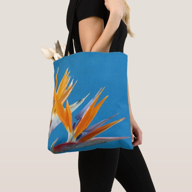 Colourful floral tote bag (Close Up)