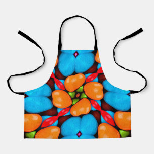 Colourful Floral Variation Pattern Apron
