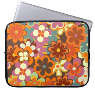 Colourful Floral vintage Seamless Pattern. Retro 7 Laptop Sleeve