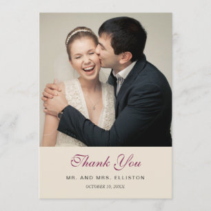 Colourful Floral Watercolor Bouquet Thank You Card