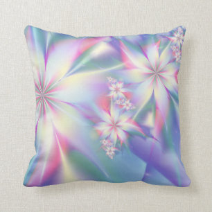 Colourful Flower Abstract Floral Enchanting Cushion