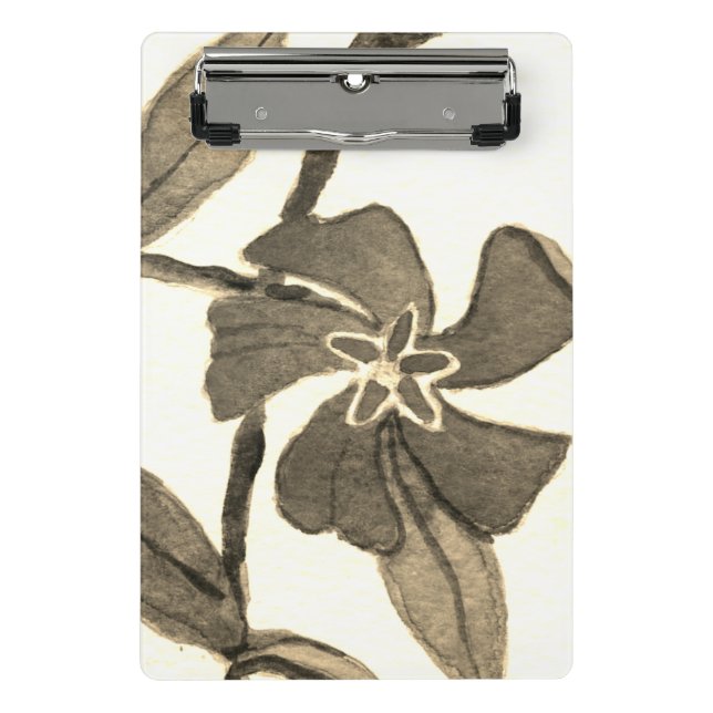Colourful flower and veggies art  mini clipboard (Front)