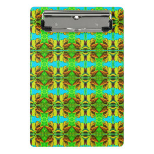 Colourful flower and veggies art  mini clipboard