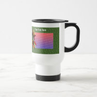 Colourful Flower Bouquet Photo Travel Mug