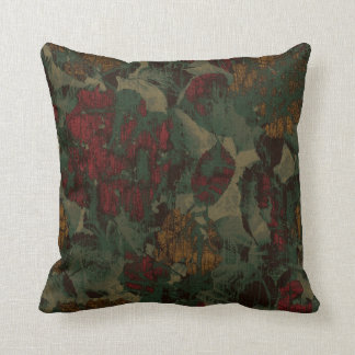 Colourful flower camouflage pattern cushion