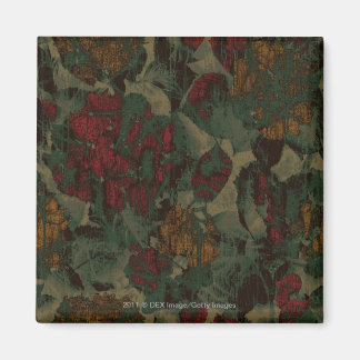 Colourful flower camouflage pattern magnet