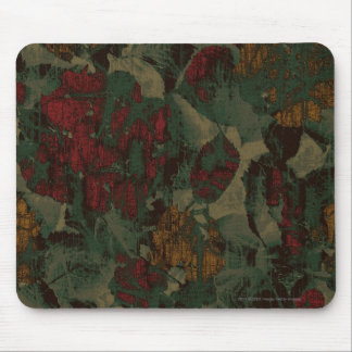 Colourful flower camouflage pattern mouse pad