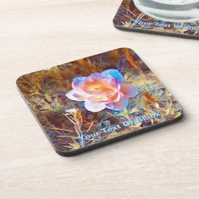 Colourful Flower Coaster (Left Side)
