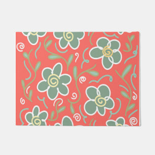 Colourful Flower Doormat