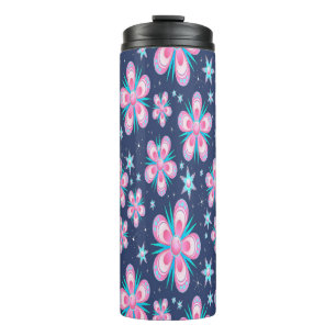 Colourful Flower - Flower power Thermal Tumbler