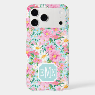 Colourful Flower Garden Monogrammed