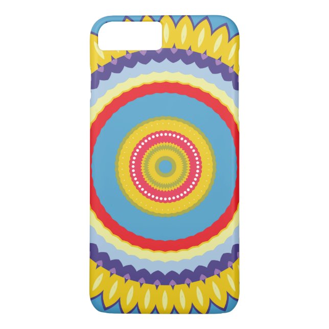 Colourful flower kaleidoscope Case-Mate iPhone case (Back)