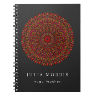 Colourful Flower Mandala Notebook