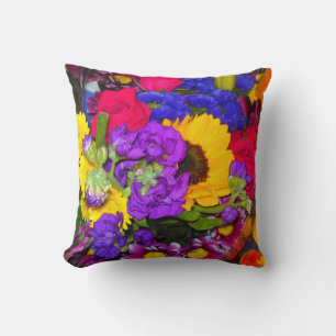 Colourful Flower Mix Pillow