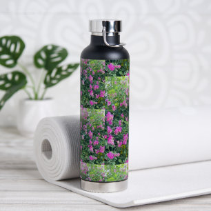 Colourful Flower Pattern Water Bottle