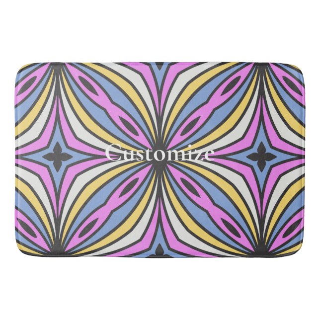Colourful Flower Petals  Thunder_Cove Bath Mat (Front)