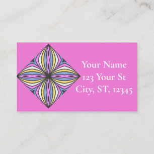 Colourful Flower Petals Thunder_Cove Business Card